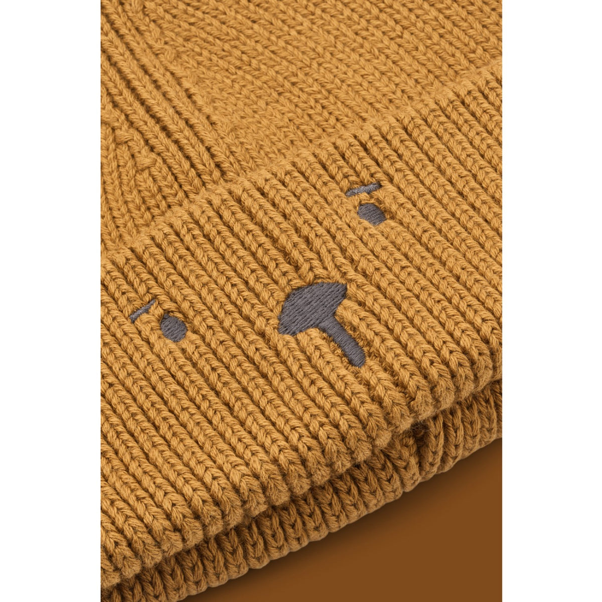 LIEWOOD Golden Caramel Gina Beanie W Bjørn Embroidery