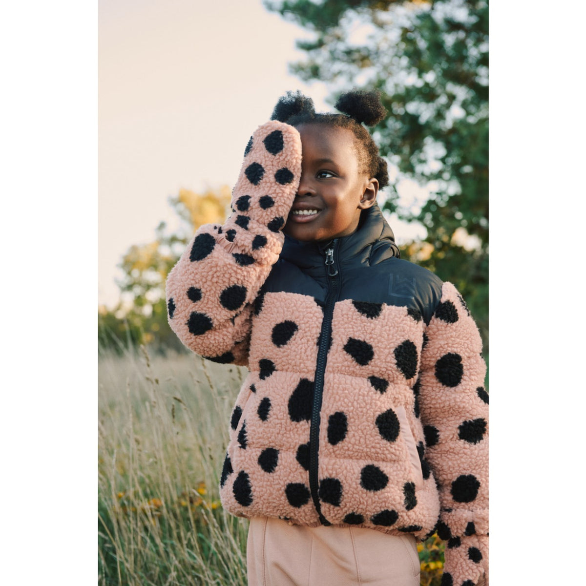 LIEWOOD Mega Leo Spot / Pale Tuscany Grethe Printed Pile Hansker