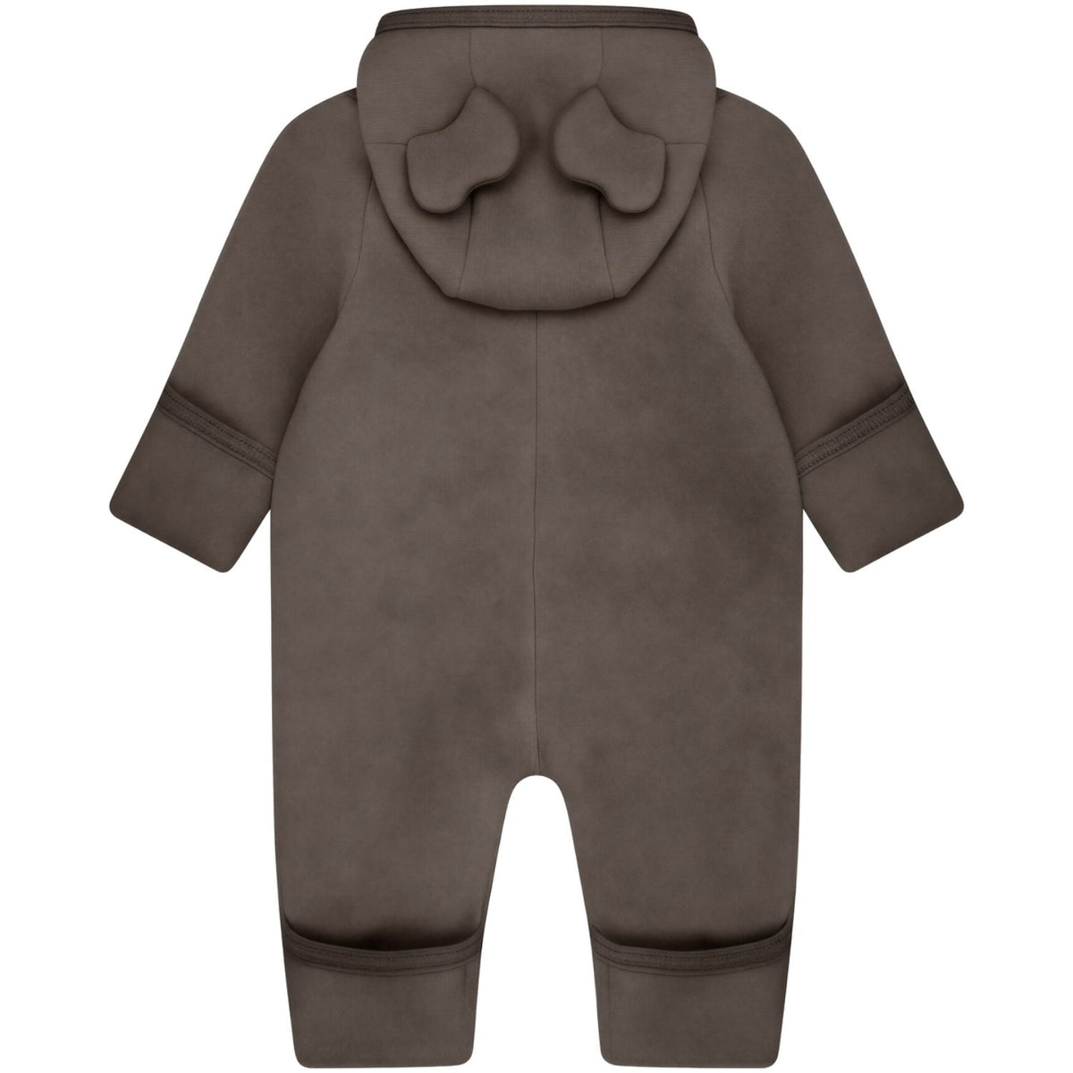 Huttelihut Brown Melange Klapvogn Drakt Ears Bomull Fleece
