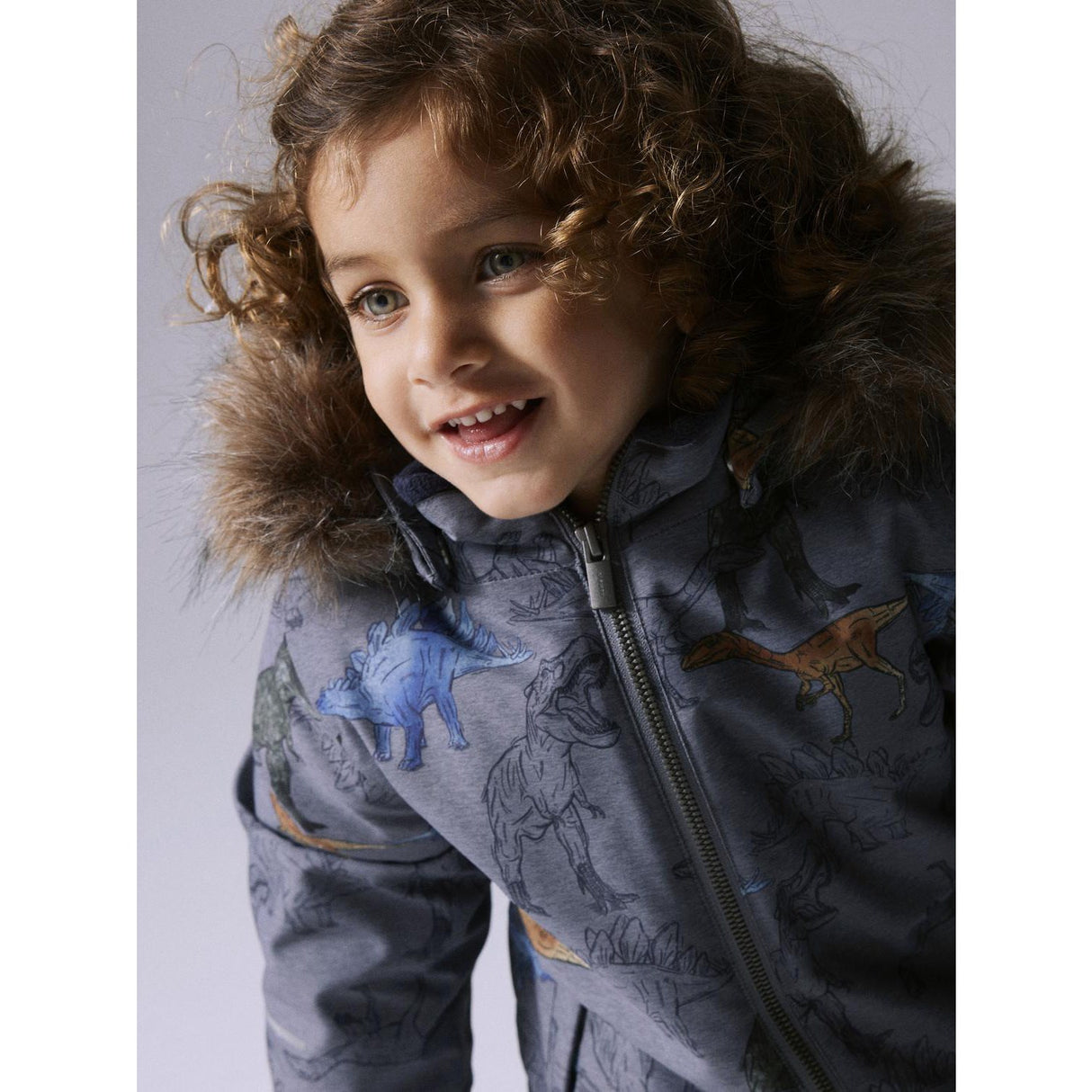 Name It Mockingbird Dinosaur Snow10 Snødress AOP Fo Noos