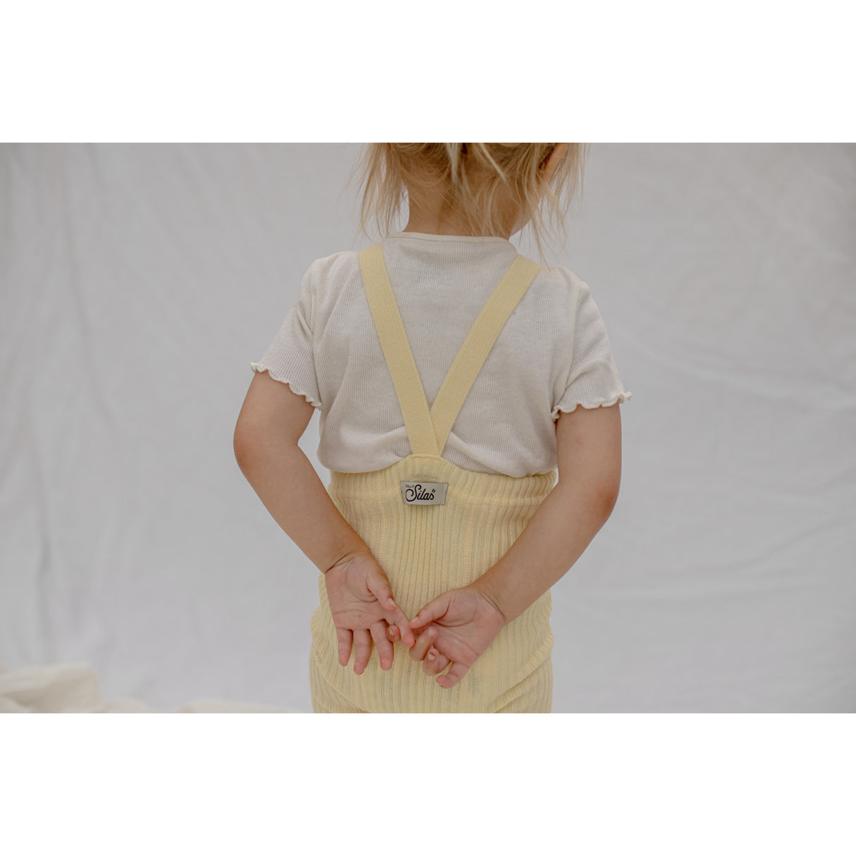 Silly Silas Hippy Footless Strømpebukser Med Braces Lemon Icing