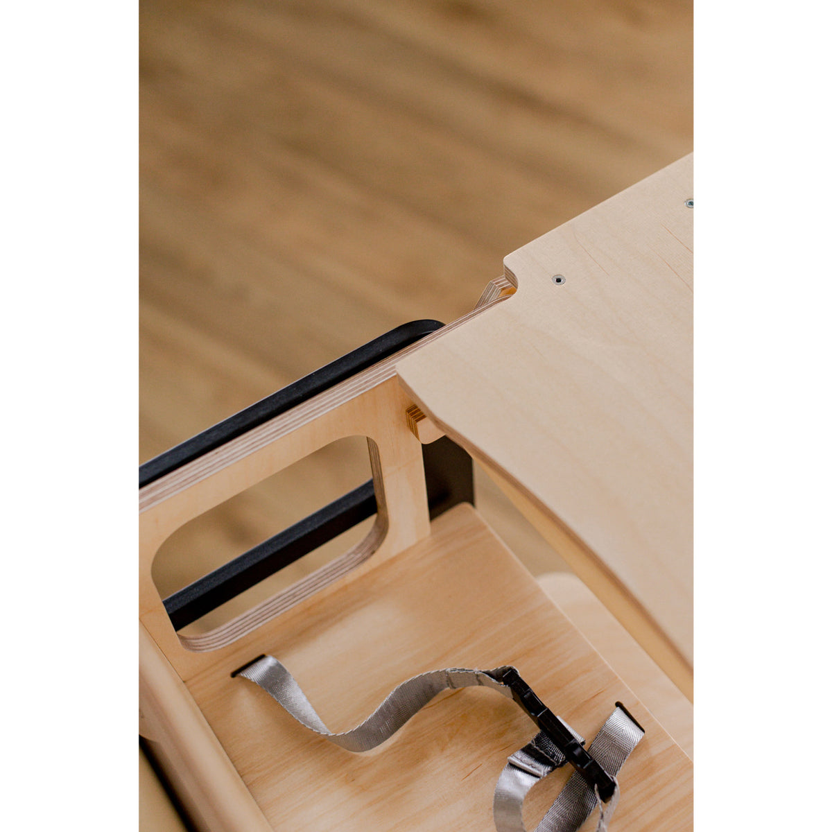Duck Woodworks Black Foldbar EC Kitchen Tower Med Højt Stol Addon Sett