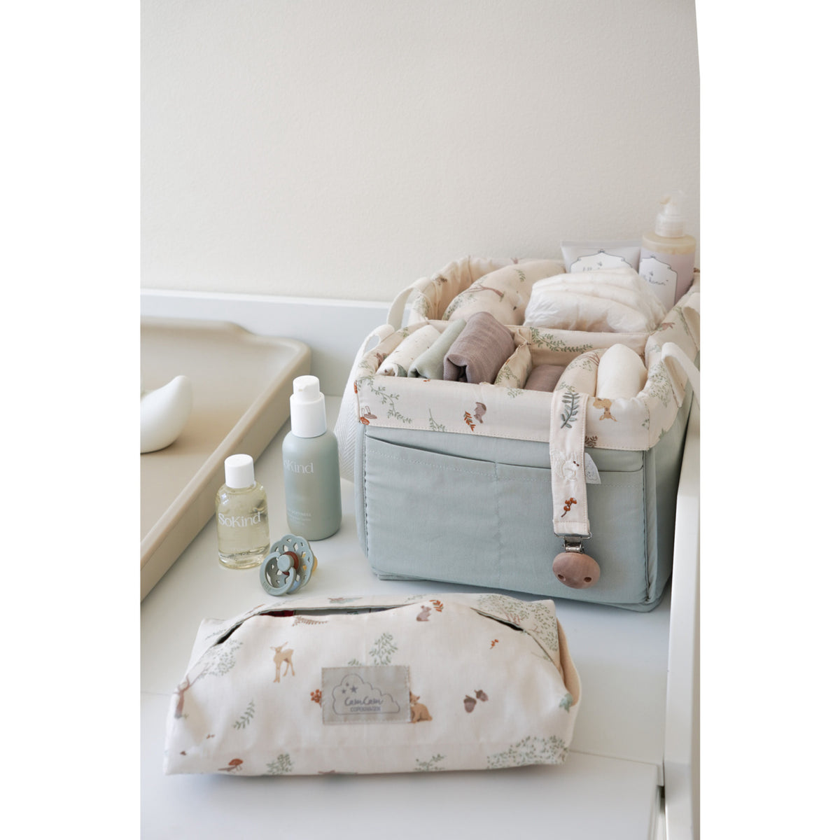 Cam Cam Copenhagen Woodland Diaper Caddy