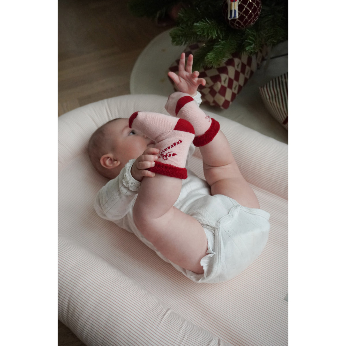Cam Cam Copenhagen Candy Cane Terry Strømper Safi 3-Pakning