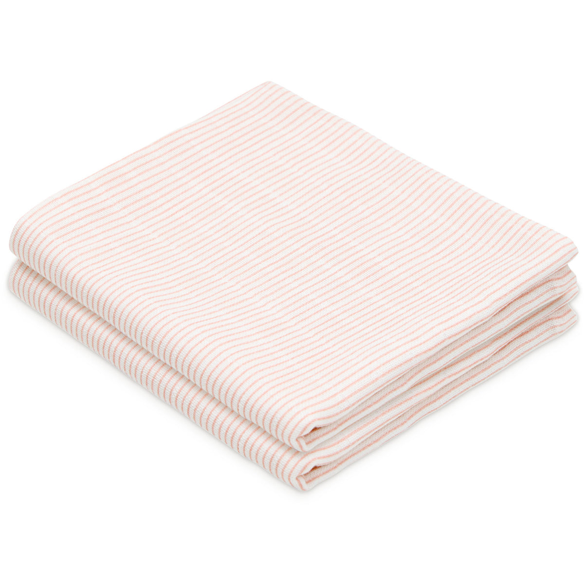 Cam Cam Copenhagen Classic Stripes Rose Muslin Cloth Printed 2-Pakning