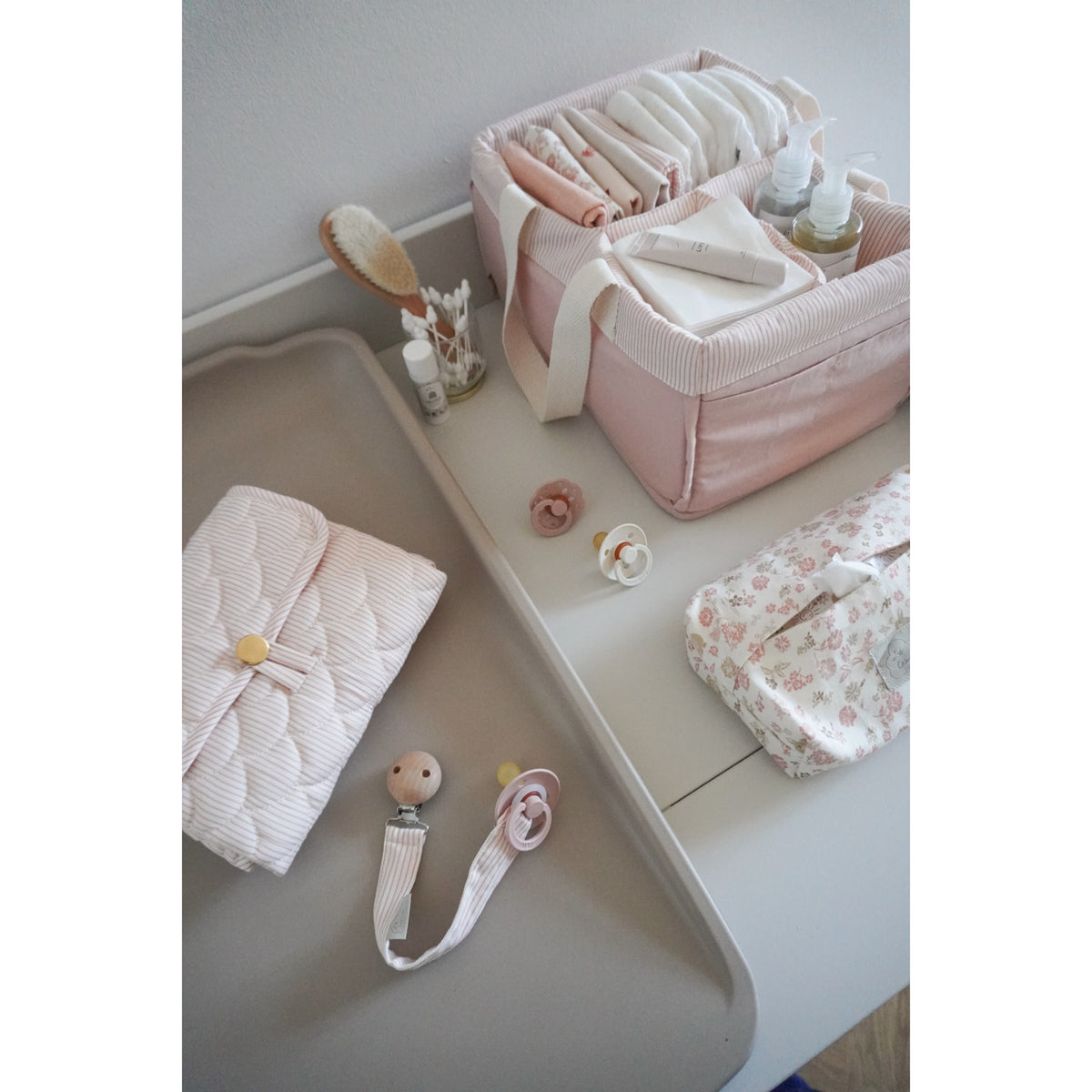 Cam Cam Copenhagen Classic Stripes Rose Nursing Pute