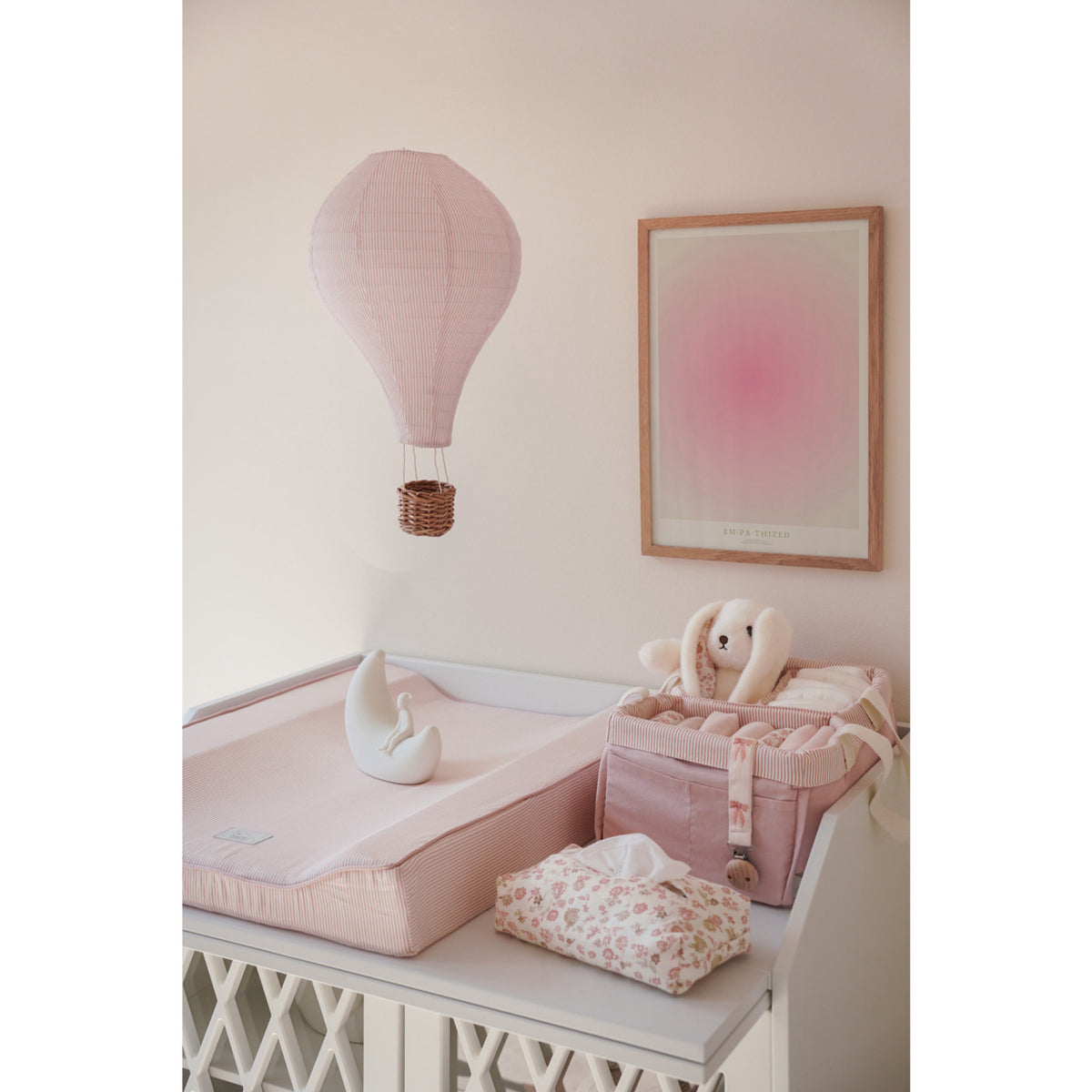 Cam Cam Copenhagen Classic Stripes Rose Diaper Caddy