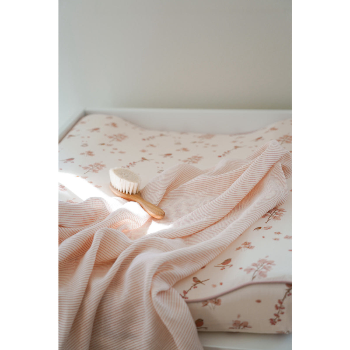 Cam Cam Copenhagen Classic Stripes Rose Muslin Cloth 3-Pakning
