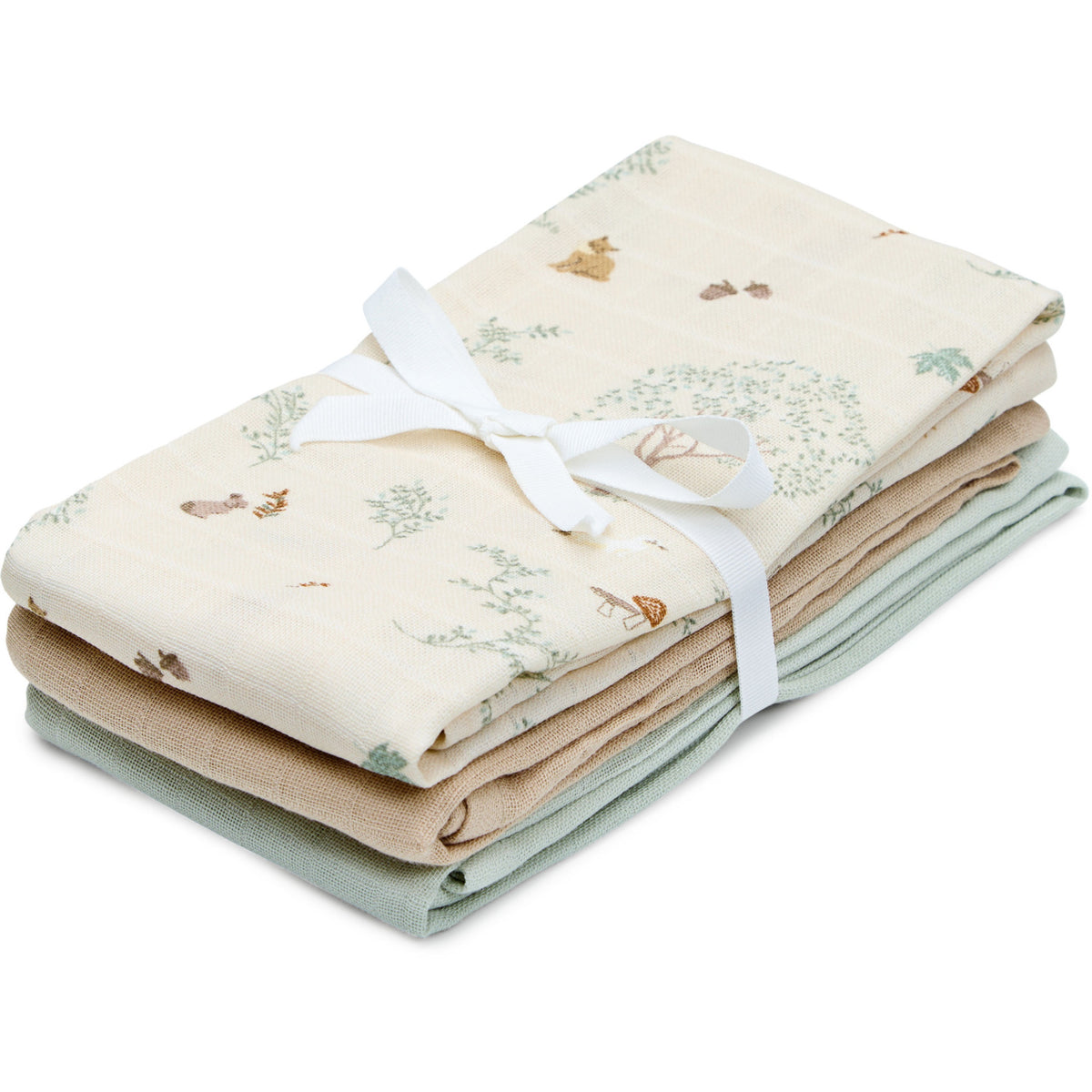 Cam Cam Copenhagen Woodland Muslin Cloth 3-Pakning