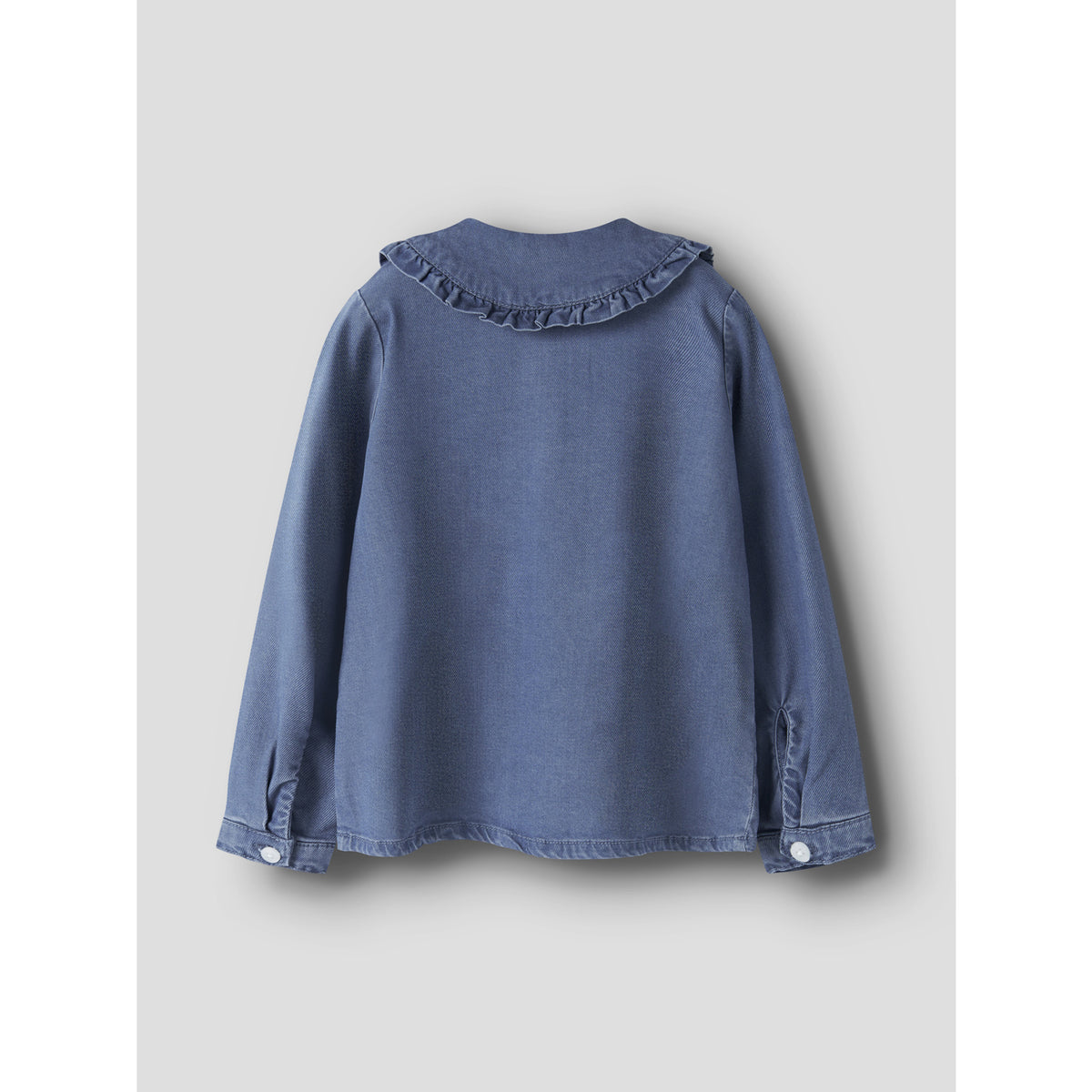 Name It Medium Blue Denim Nmfluna Ls Dnm Skjorte 4468-Yb
