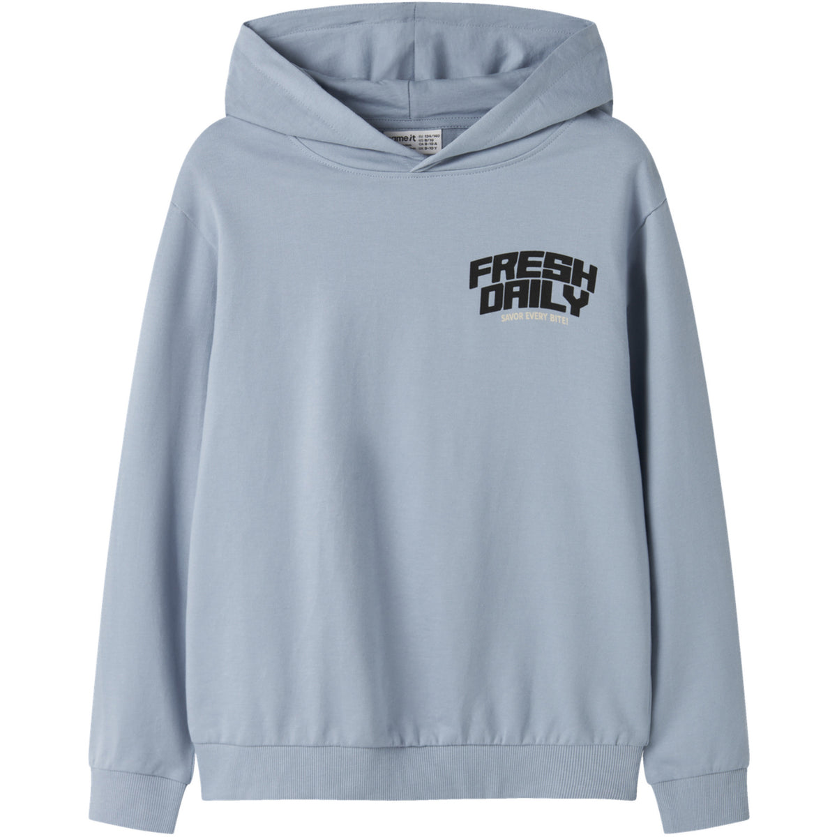 Name It Ashley Blue Nkmkasper Ls Nreg Sweat Wh Unb