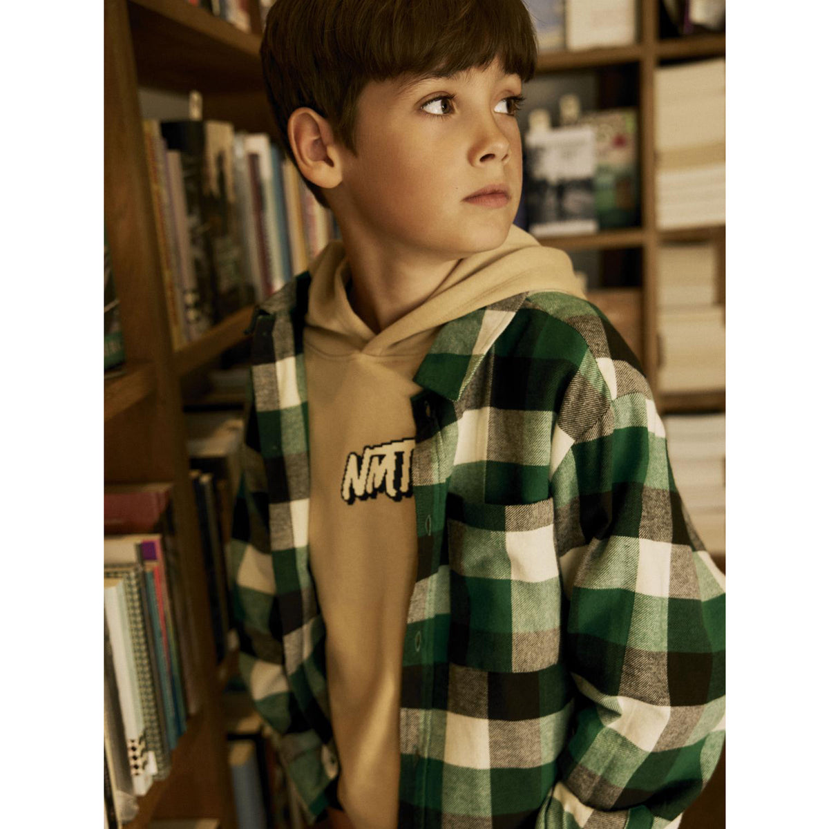 Name It Sesame Nkmlars Ls Nreg Sweat Wh Bru