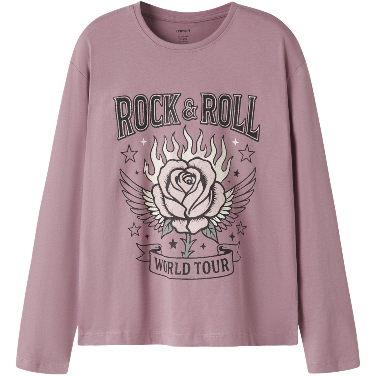 Name It Lilas Rock & Roll Nkfveen Ls Nreg Topp