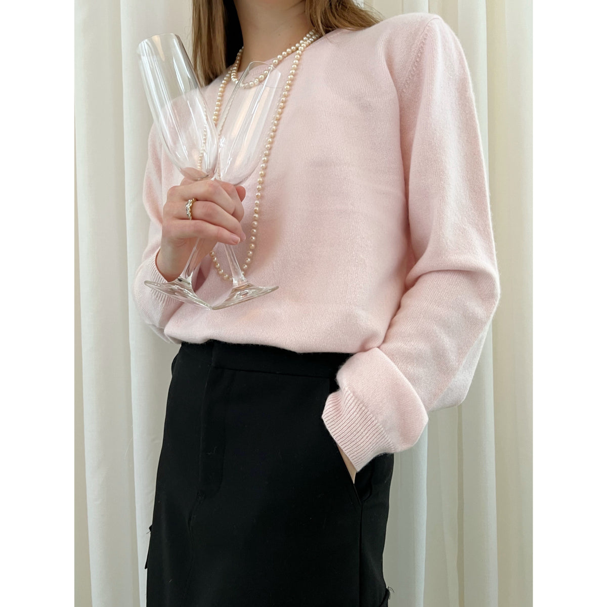 HOLMM Powder Billy Cashmere Strikk Sweater