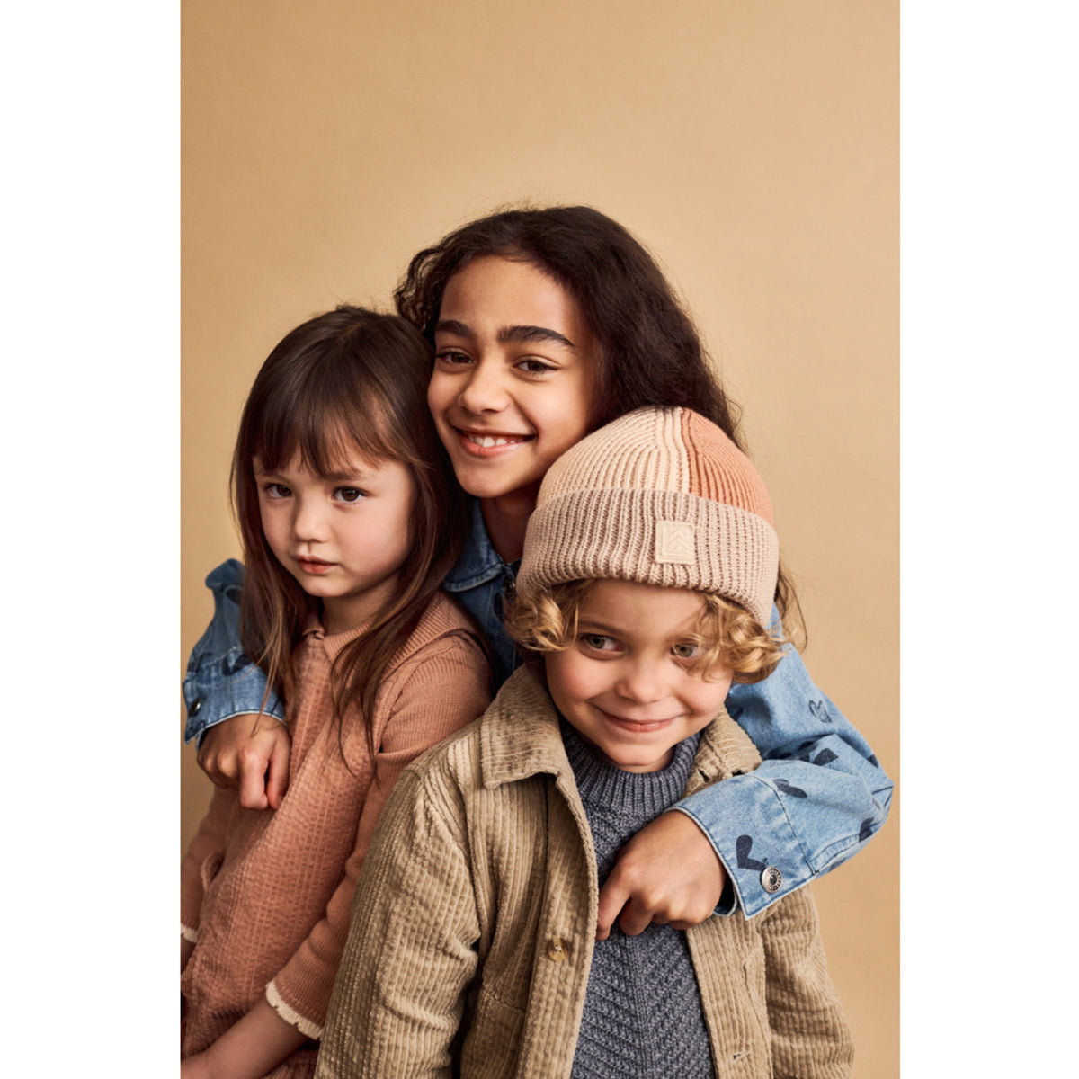 LIEWOOD Grey Melange Ari Bomull Strikk Jumper