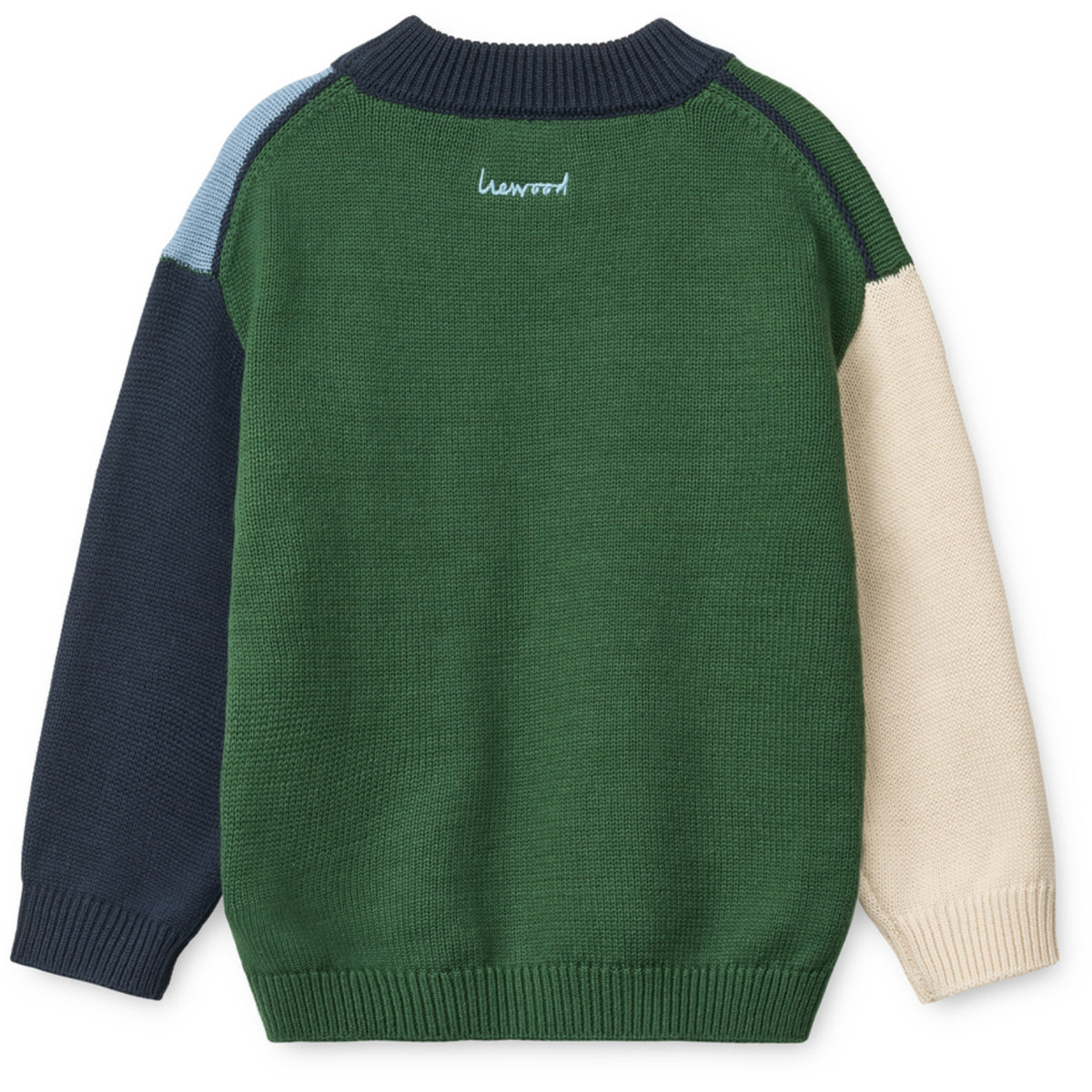 LIEWOOD Beach Blue Multi Mix Orlane Strikk Jumper