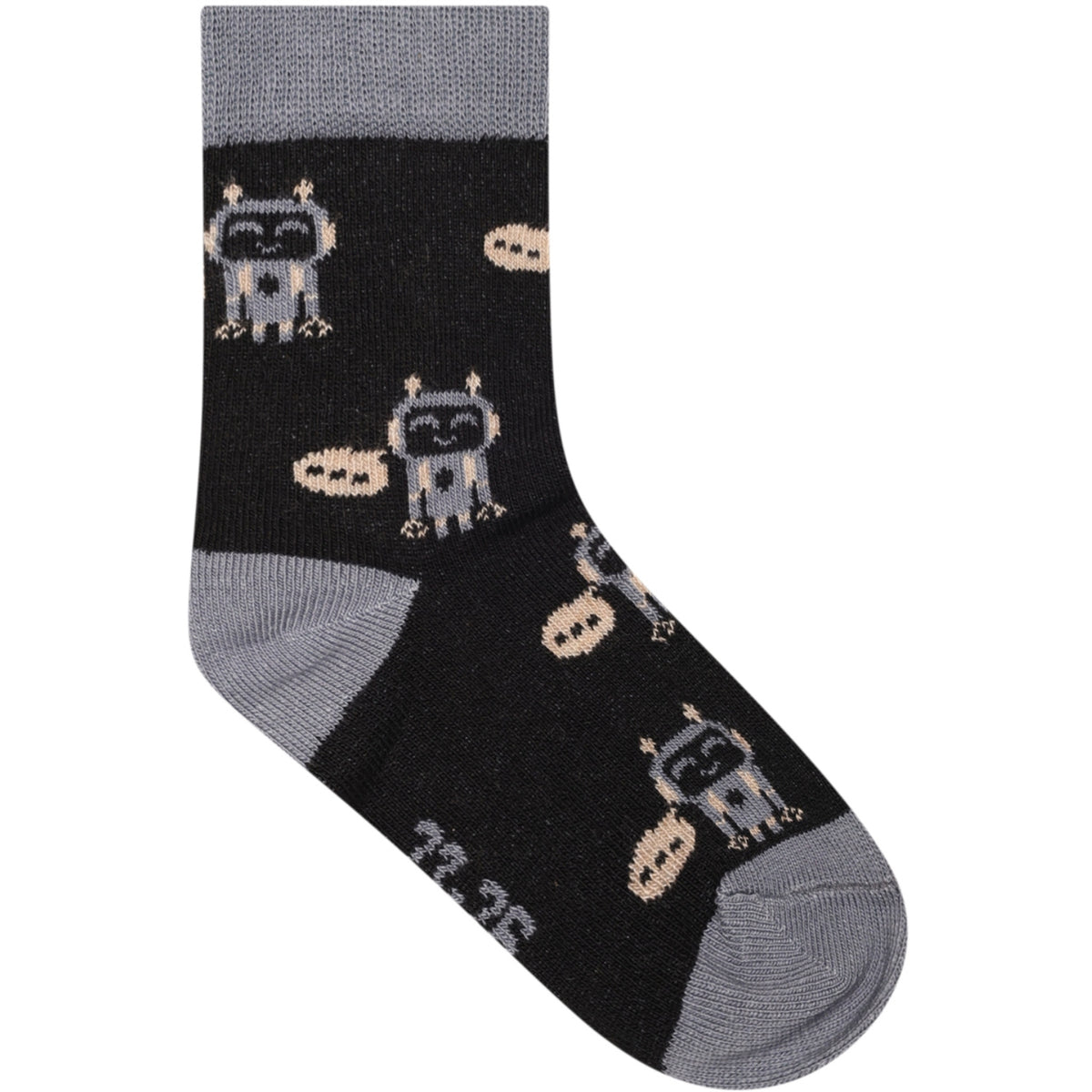 Minymo Blau Gray Strømper M/ Pattern (5-Pack)