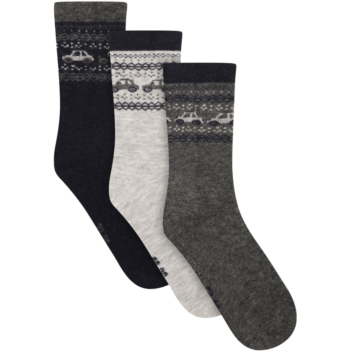 Minymo Navy Ull Strømper (3-Pack)
