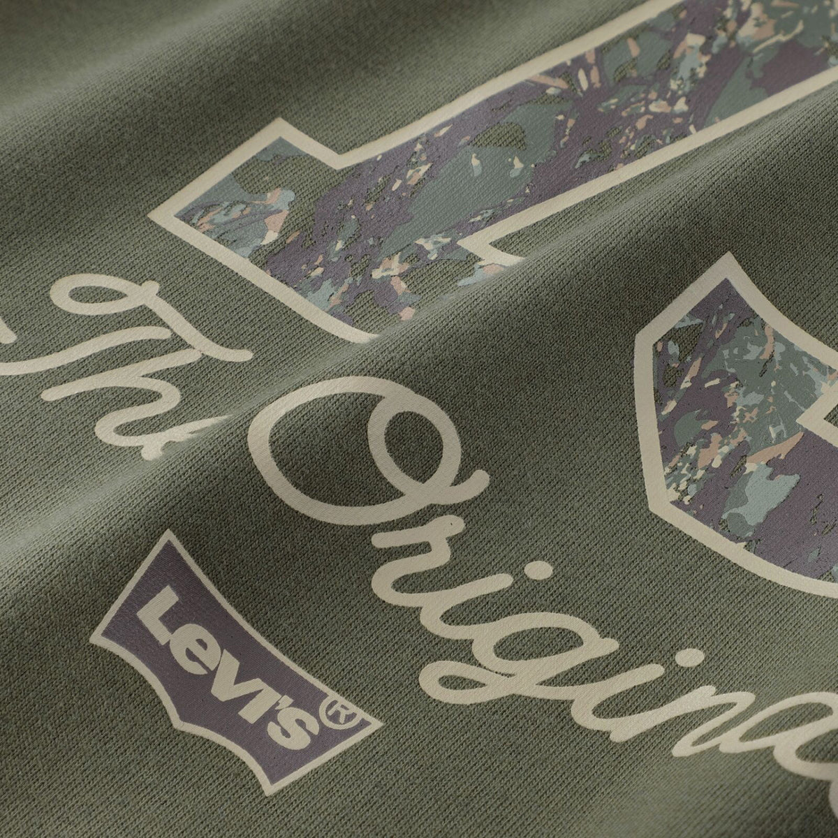Levi's Olive Night I The Woods Ls Tee