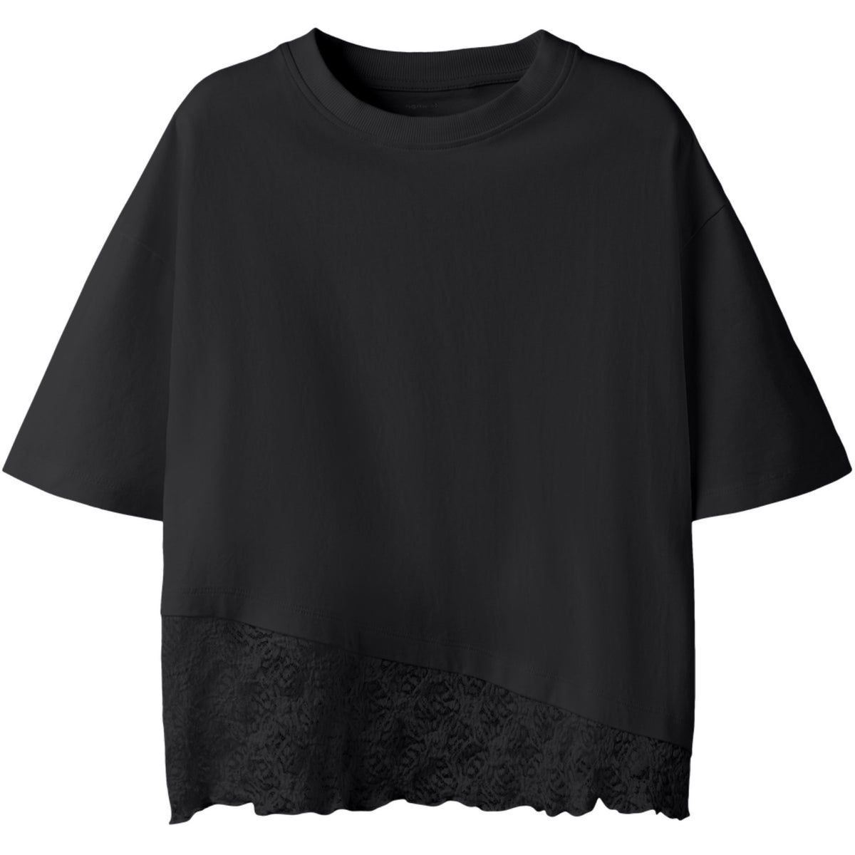 Name It Black Beauty Nkfroella Ss Nreg Topp