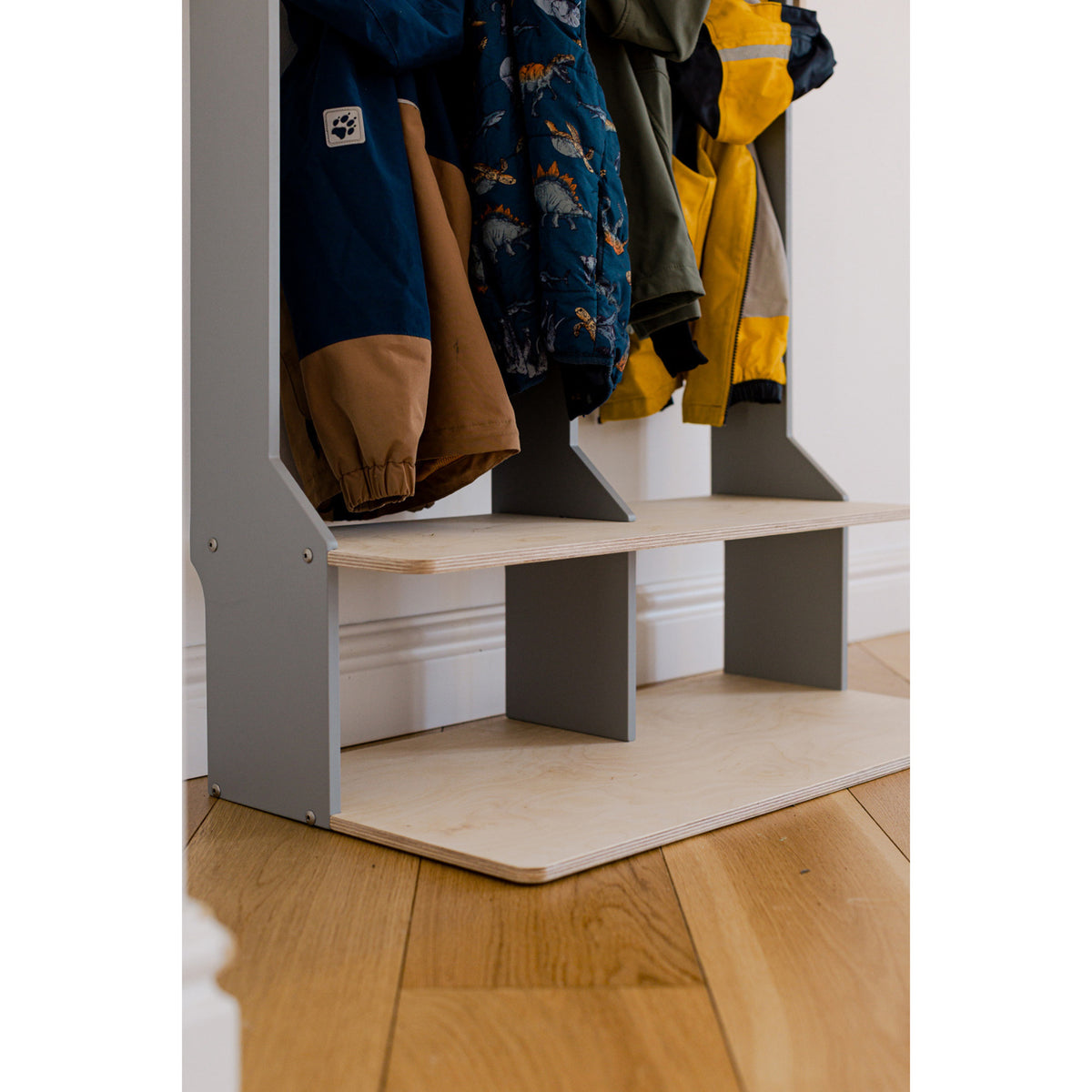 Duck Woodworks Grey Garderob Outerwear Dobbel