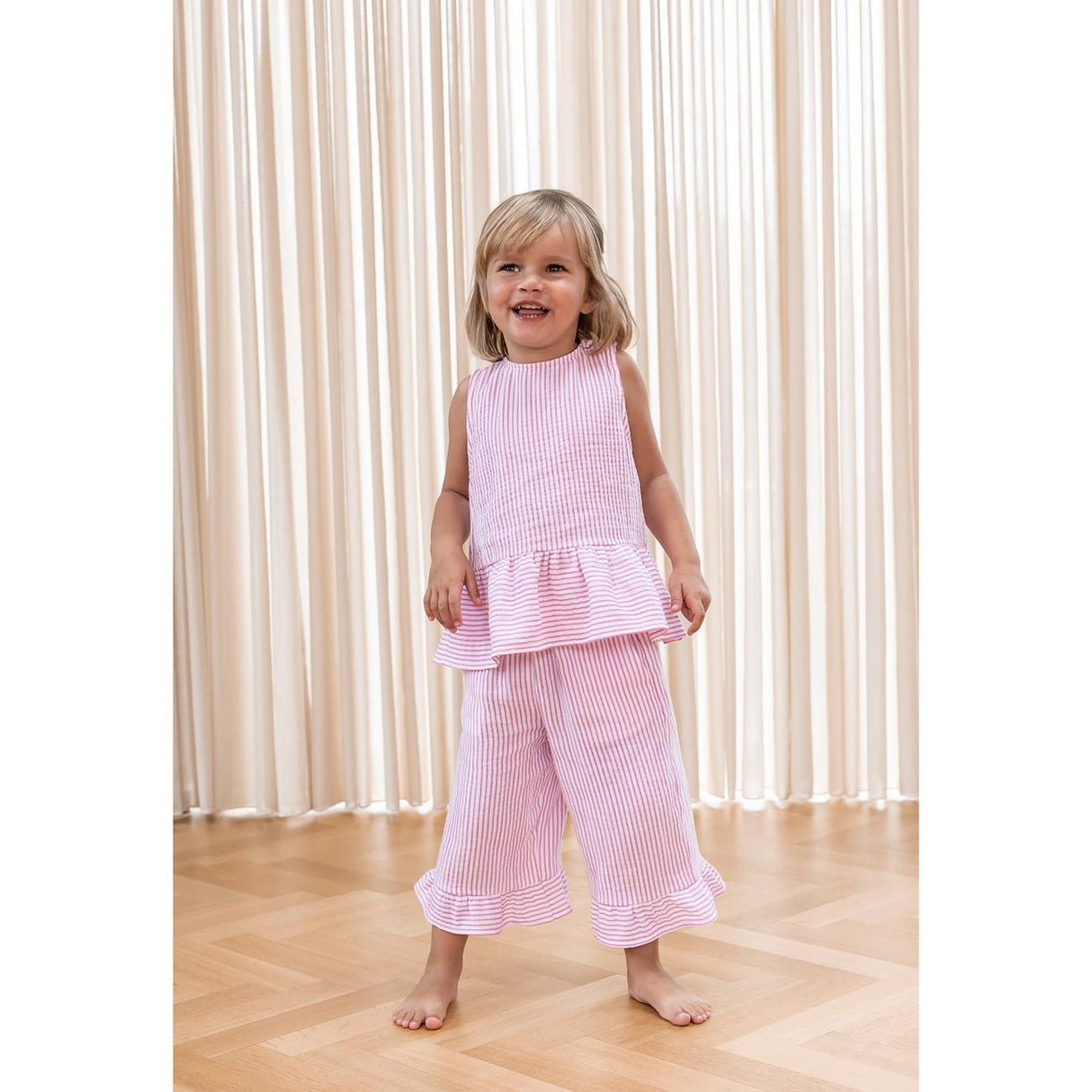 Fliink Cloud Dancer Rosa Stripe Ciao Stripe Pant