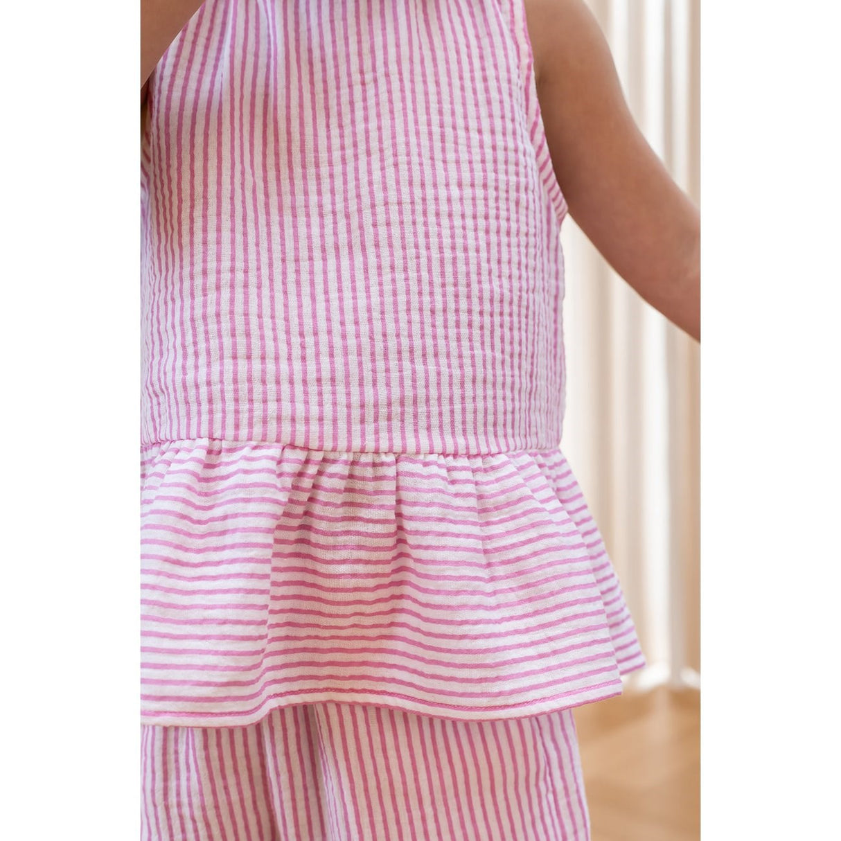 Fliink Cloud Dancer Rosa Stripe Ciao Stripe Top