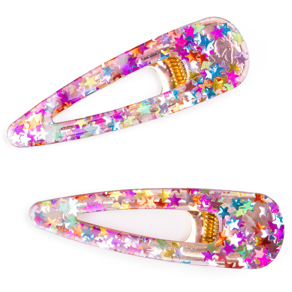 Great Pretenders Boutique Gel Sparkle Hairclips, 2 stk Mix