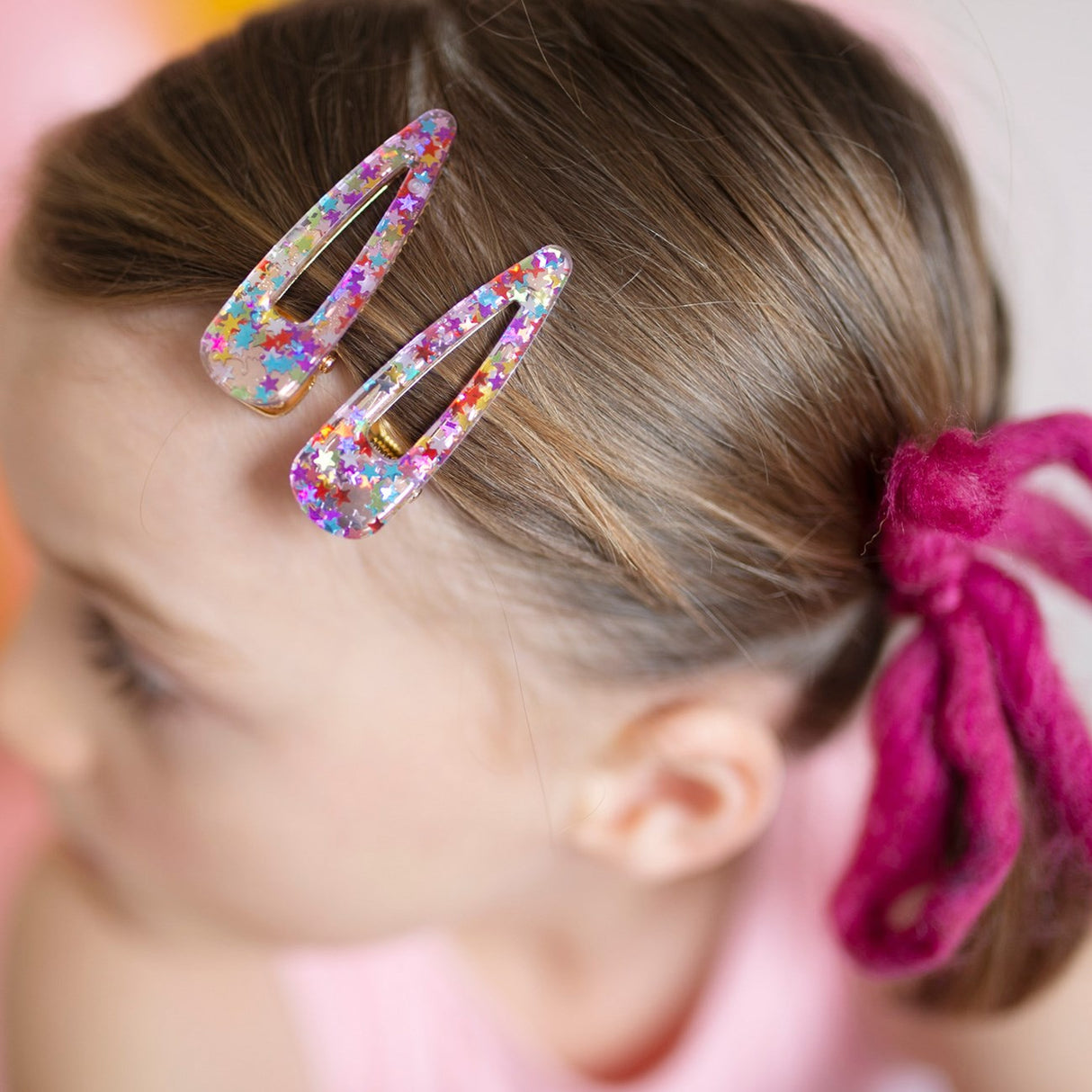 Great Pretenders Boutique Gel Sparkle Hairclips, 2 stk Mix