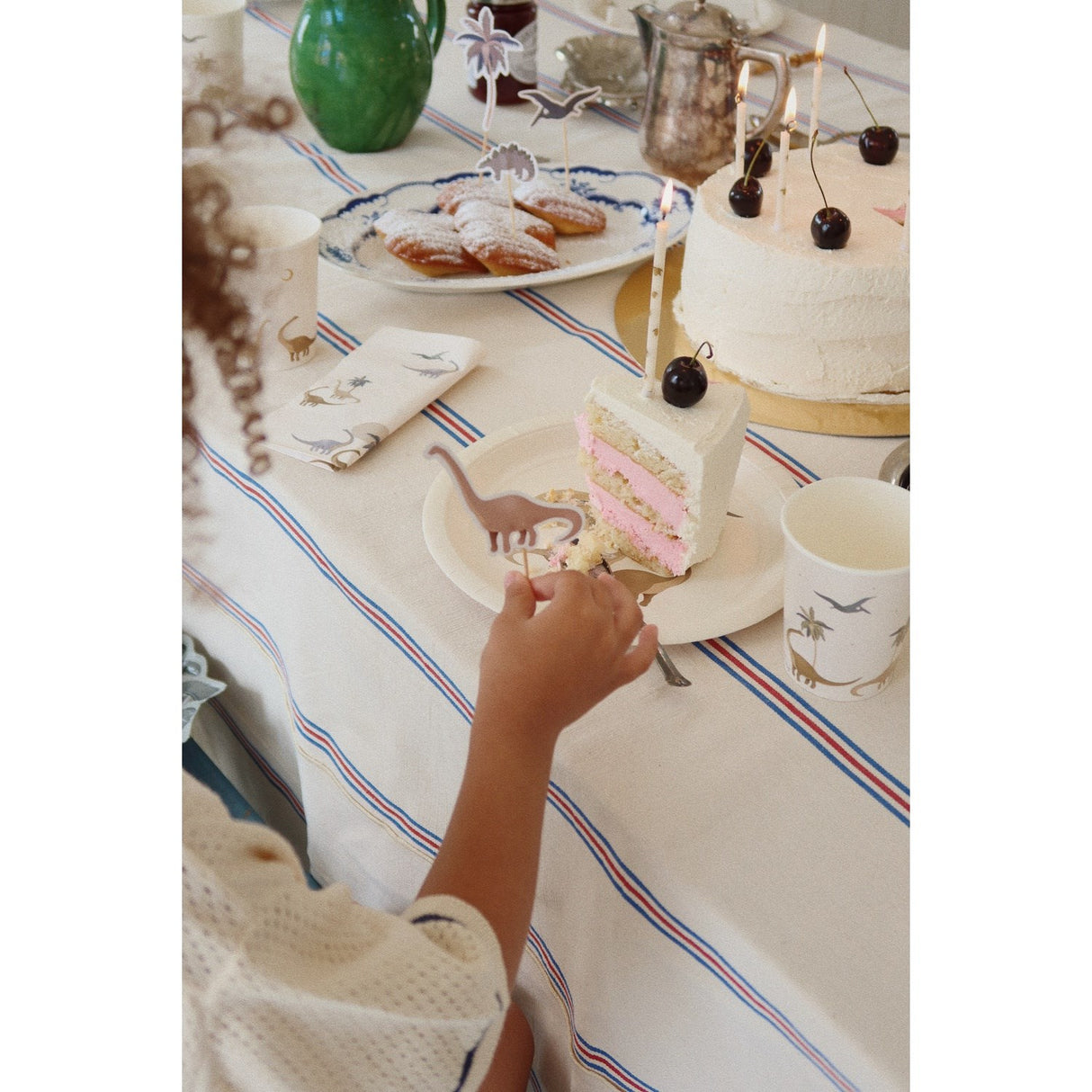 Konges Sløjd Fødselsdagslys Print Lemon