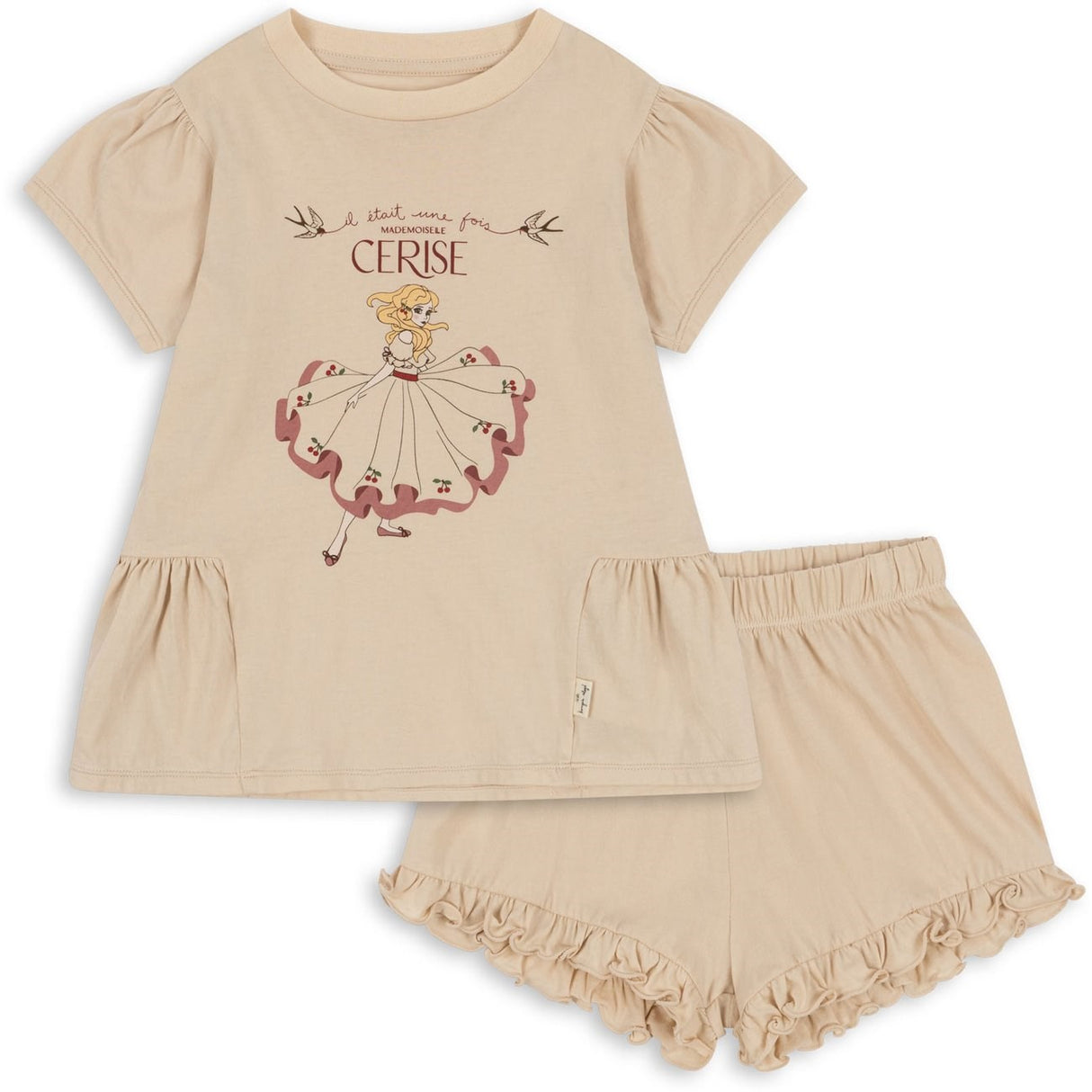 Konges Sløjd Smoke Gray Famo Frill Sett