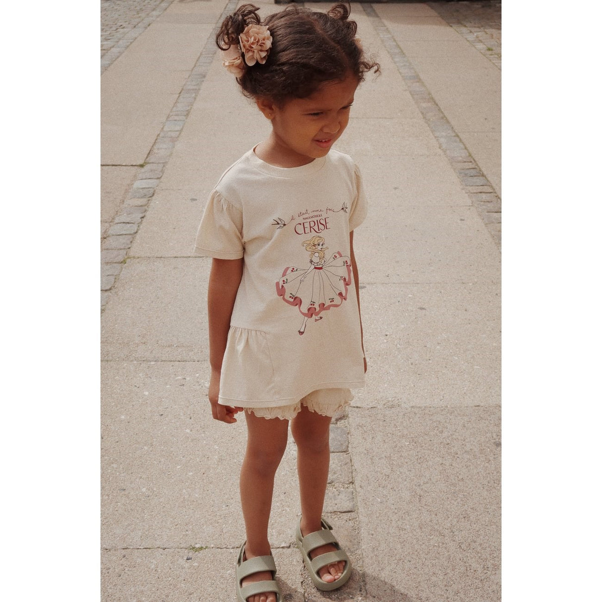 Konges Sløjd Smoke Gray Famo Frill Sett