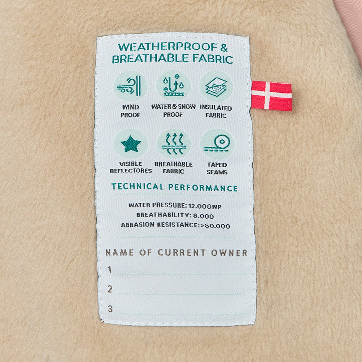 Mini A ture Adobe rose Wisti Fleece Flydress