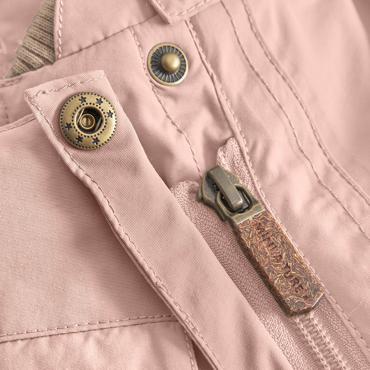 Mini A ture Adobe rose Wisti Fleece Flydress