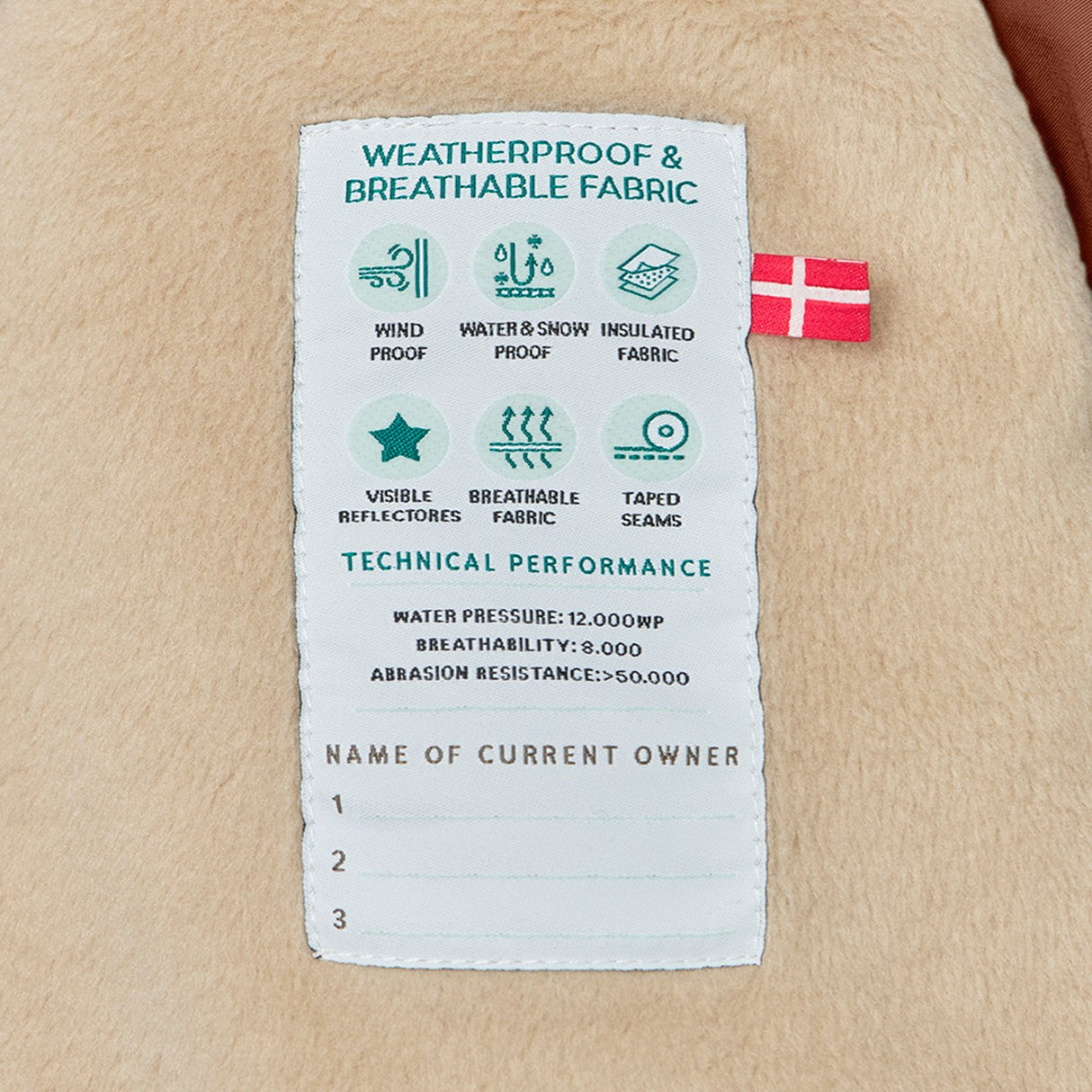 Mini A ture Rootbeer brown Wisti Fleece Flydress