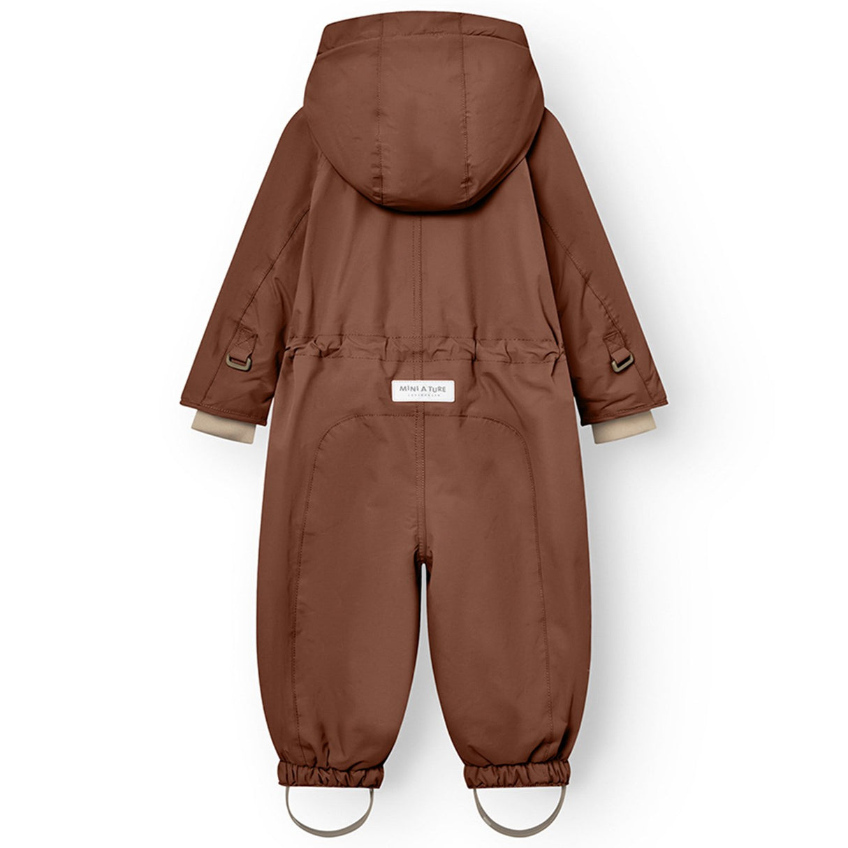 Mini A ture Rootbeer brown Wisti Fleece Flydress