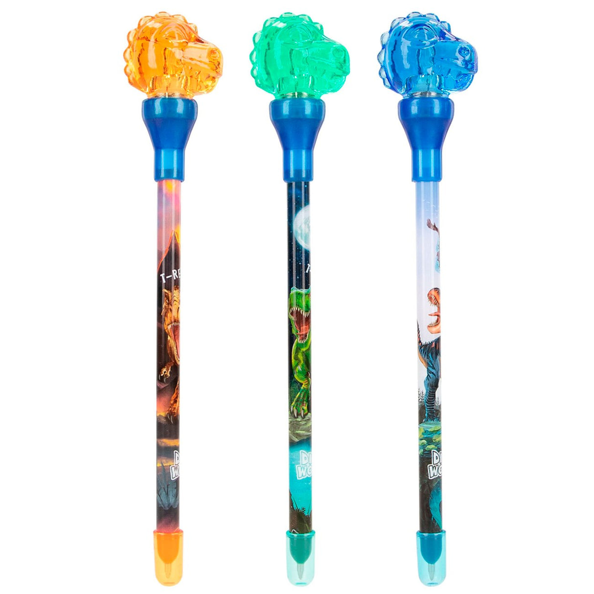 Dino World Kulepenn m/Lys