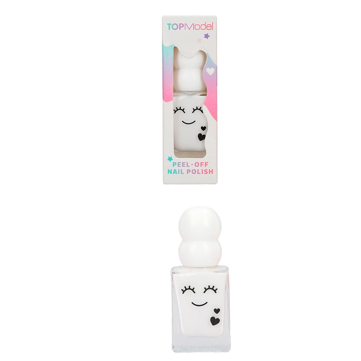 TOPPModel vannbasert neglelakk BEAUTY og ME gjennomsiktig glitter