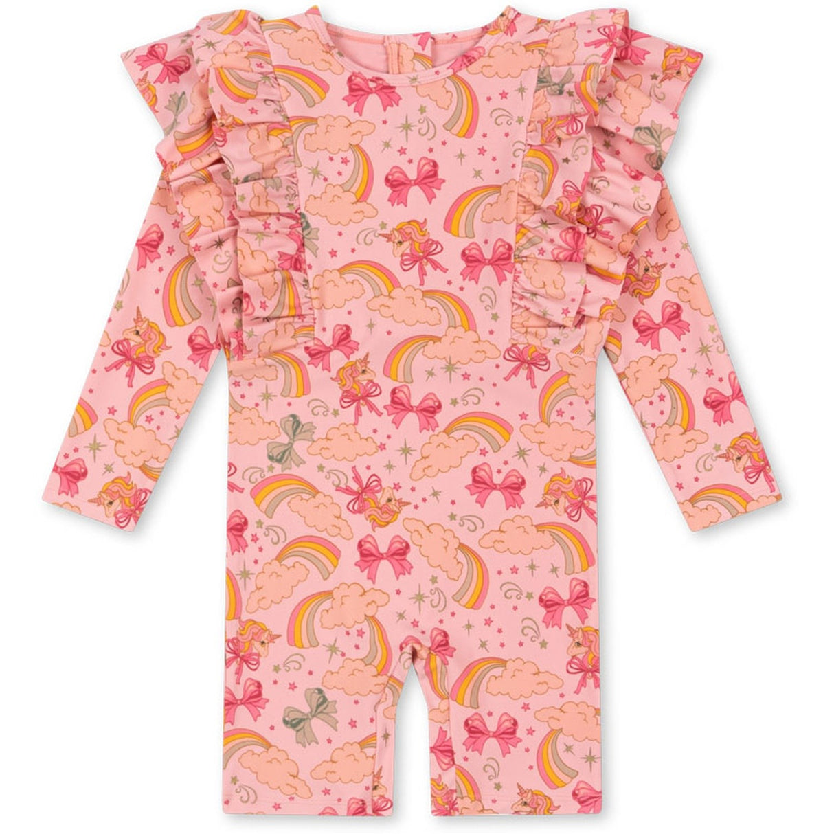 Konges Sløjd Rainbow Bow Manuca Ruffle Badedrakt Grs