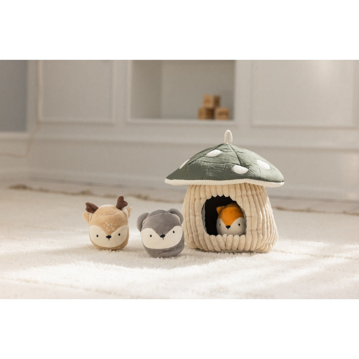 Sebra Mushroom Activity Leketøy Hide & Seek