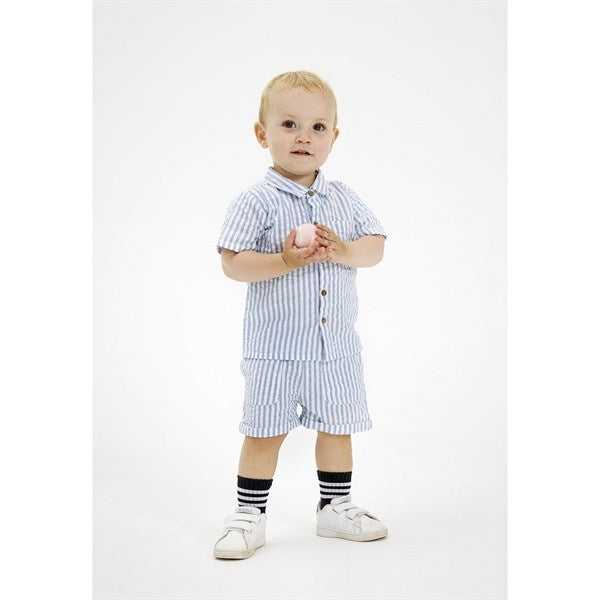 THE NEW Siblings Blue Fog Kojo T-shirt