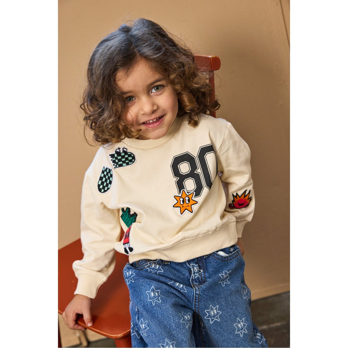 THE NEW Siblings Gardenia Raymond Oversize Collegegenser