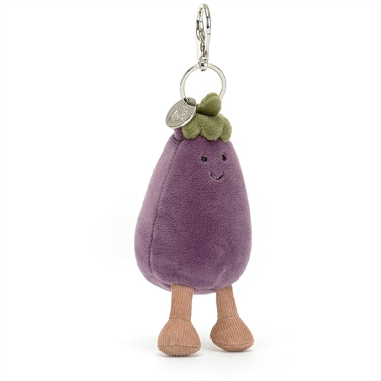 Jellycat Vivacious Grøntsag Aubergine Vedhæng Til Veske 12 cm