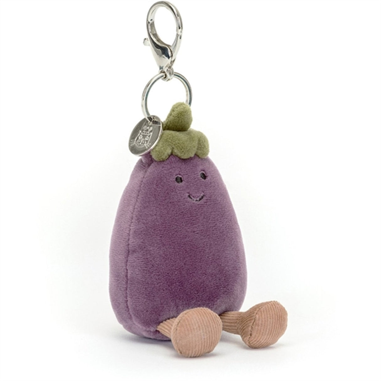Jellycat Vivacious Grøntsag Aubergine Vedhæng Til Veske 12 cm