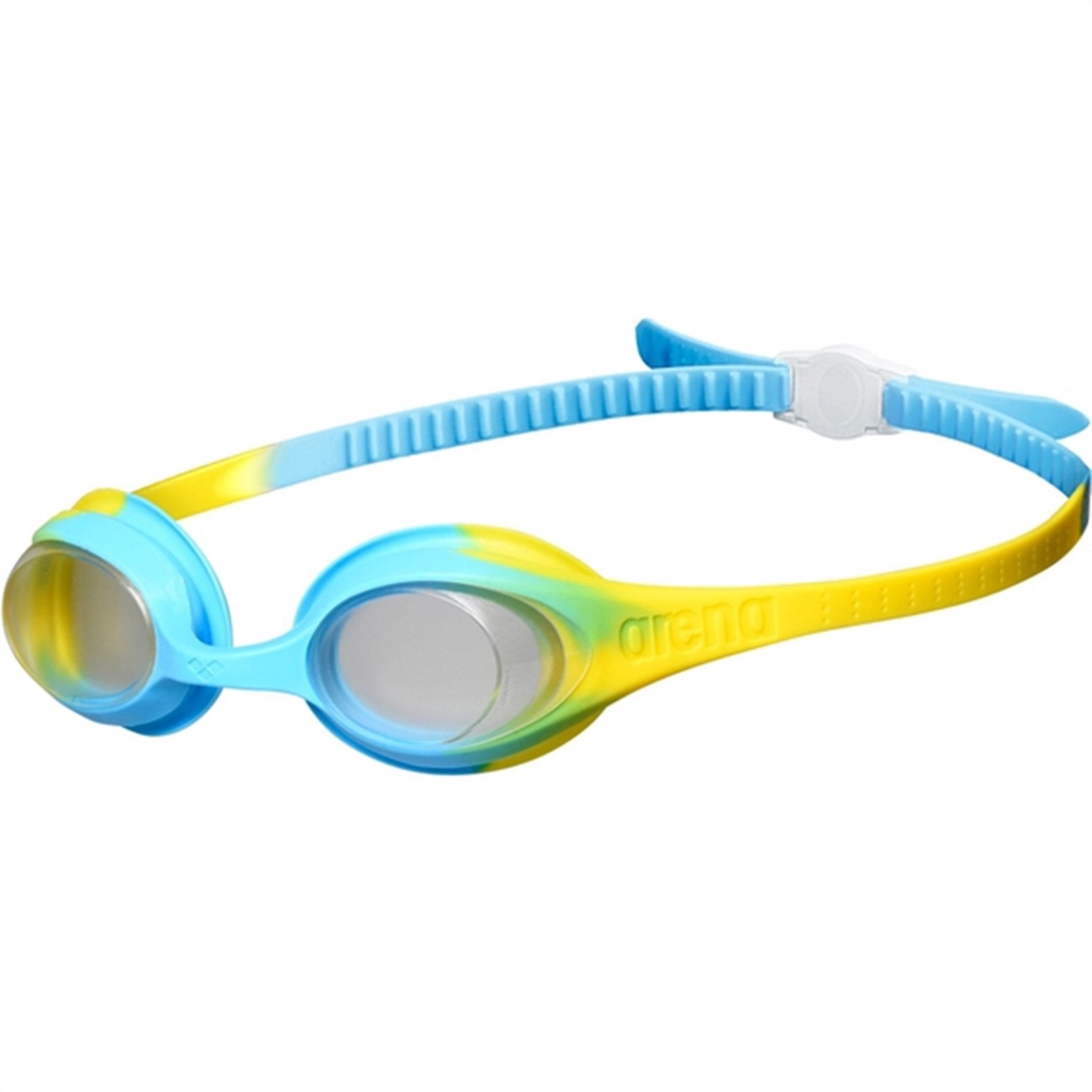 Arena Spider Svømmebriller Kids Clear-Yellow-Lightblue