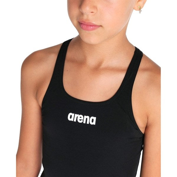 Arena Team Badedrakt Swim Pro Solid Black-White 4