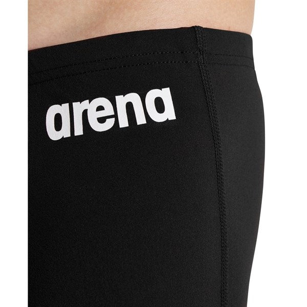 Arena Team Swim Jammer Lang Badbyxor Solid Black-White