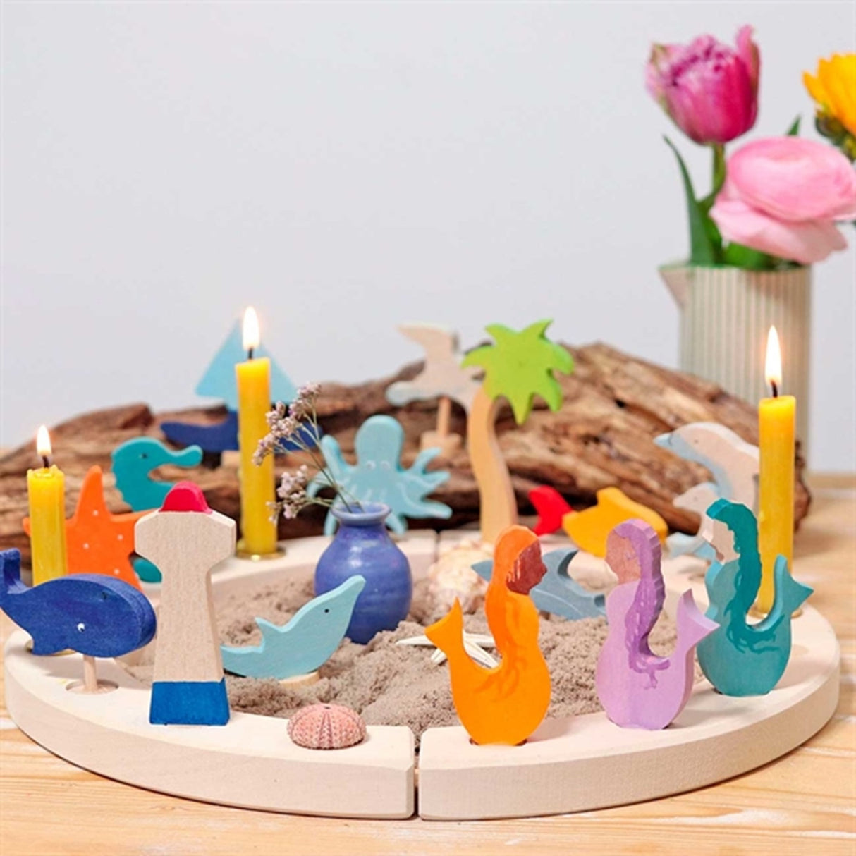 GRIMM´S Dekorativ Figur Havfrue Amber