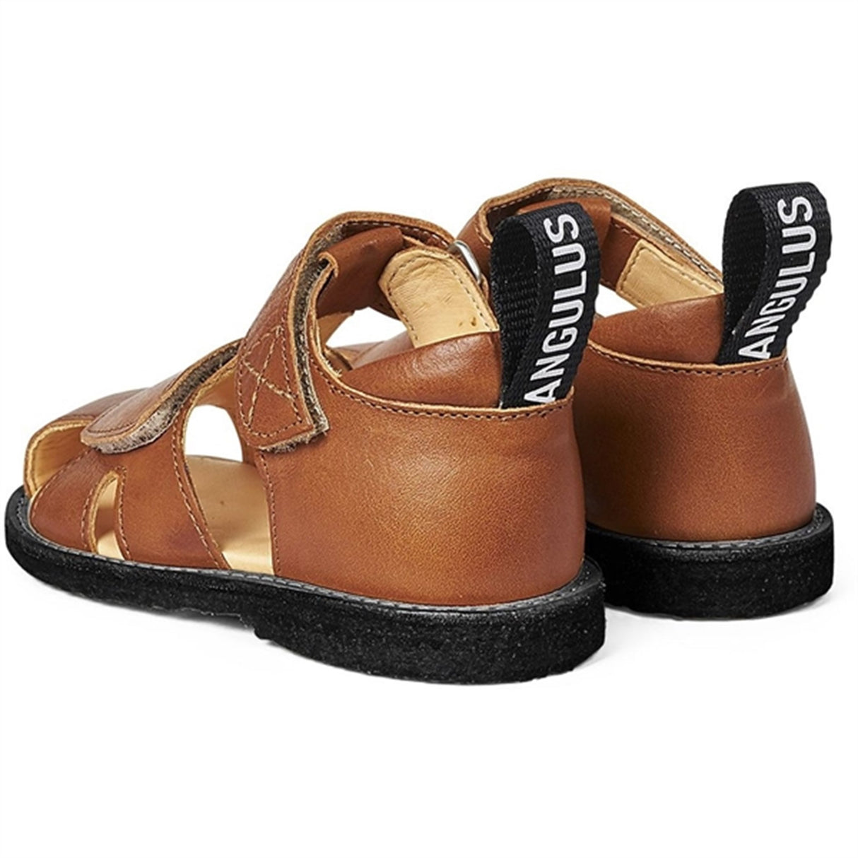Angulus Nybegynner sandal M. Borrelås Cognac