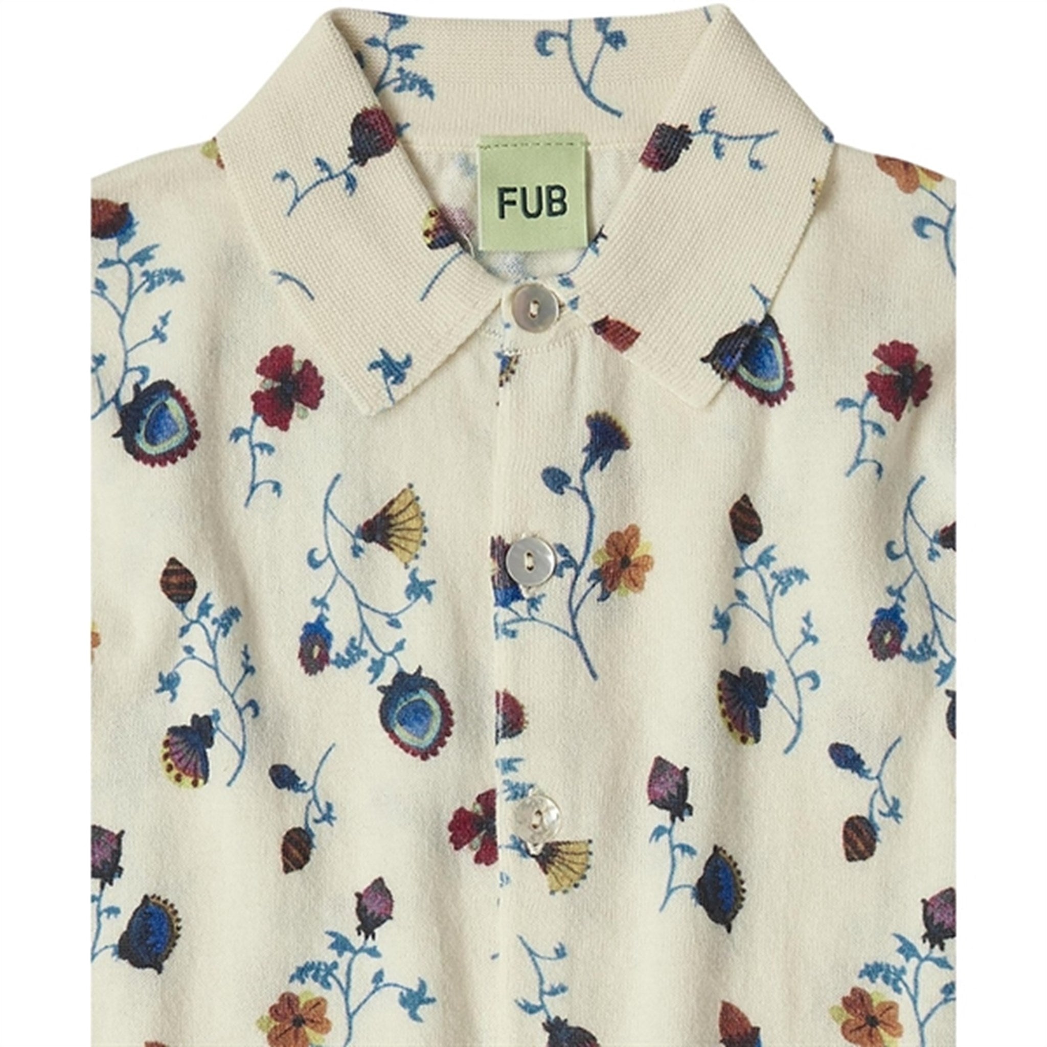 FUB Ecru/Flower Printed Bluse 3